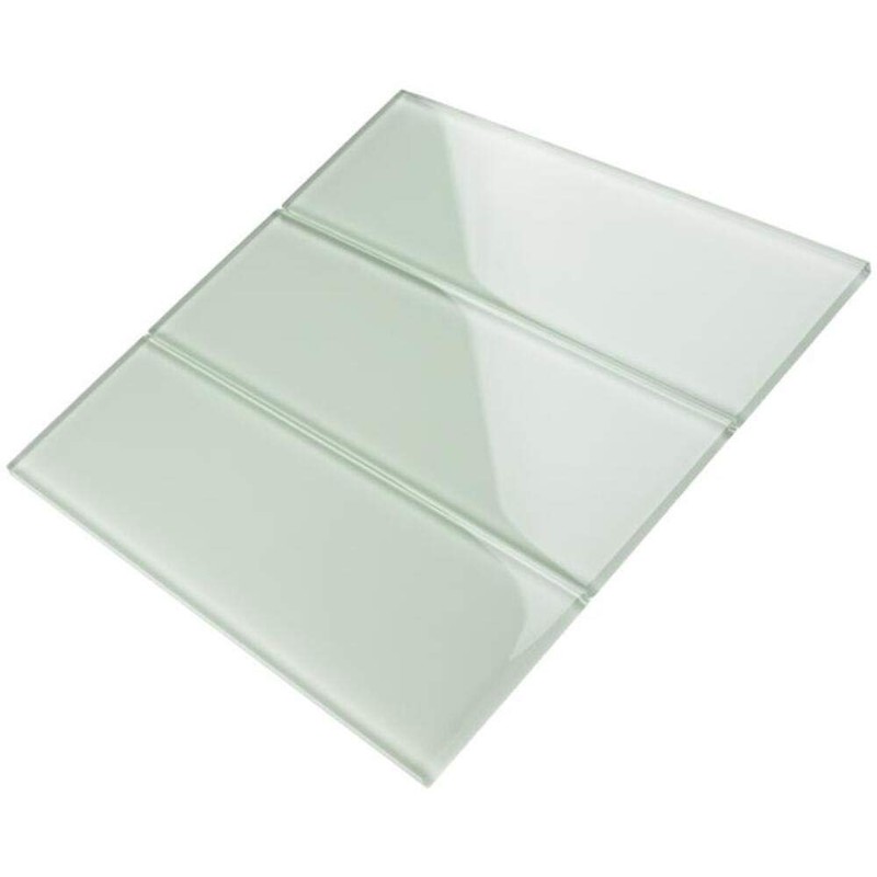 Tenedos 4x12 Glass Subway Wall Tile for Bathroom Wall and