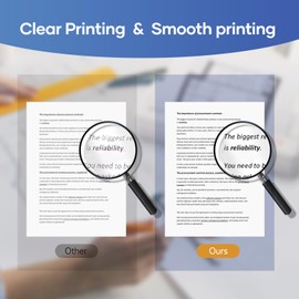 iDPRT Thermal Paper, 8.5 x 11 Inch 200 Sheets, US Letter Compatible with iDPRT/HPRT/PRT MT610 Portable Thermal Printer and Other Thermal Document Printers