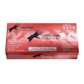 Get A Grip 10 X - Get a Grip Large Latex Gloves - 15 ct  (Case Price)