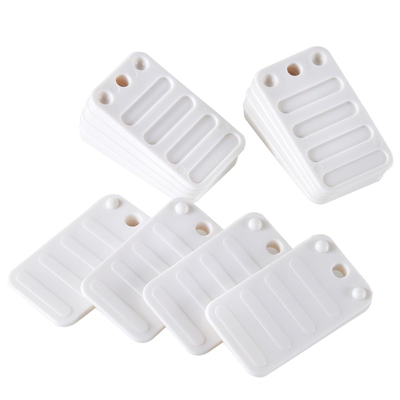 ZZJMCH 12 Pack Toilet Leveling Shims, Multi Purpose Plastic Shims