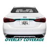 SlickMod Chrome Delete Blackout Vinyl Overlay for 2018-2022 Infiniti Q50