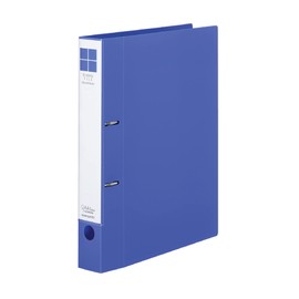Kokuyo Smooth Style Fu-UDS430B D-Ring File Binder, A4, 2 Rings, 300 Sheet Capacity, Blue