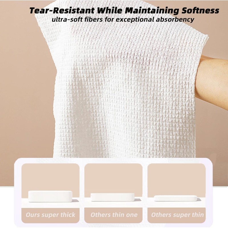 Disposable Compressed Face Towel, Portable Compressed Towel Tablets, Thicker Super