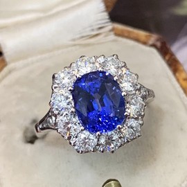 Viyuroyk - Anillos de plata de ley 925 con circonita cúbica azul brillante, anillos de diamantes para mujer, joyería y arete, respaldos, hallazgos, US Code 10