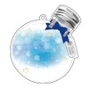Hagoromo Acrylic Makeup Cover #Snowflake