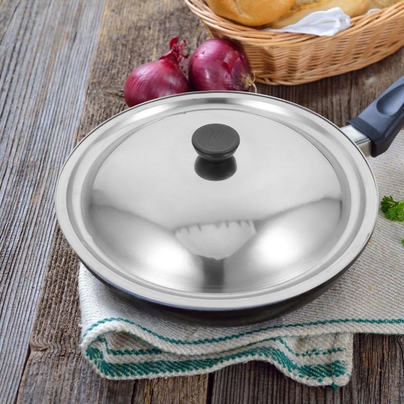 Ciieeo Stainless Steel Pot Lid Replacement Cover for Pots Pans
