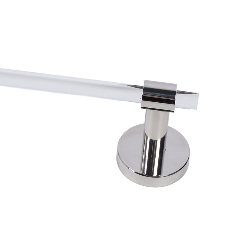 Towel Holder Rod Minimalist Light Luxury Acrylic Wall Mounted Towel
