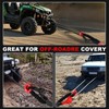 BCJCLTS Recovery Ring 66000 LBS Winch Snatch Towing Ring, Tackle