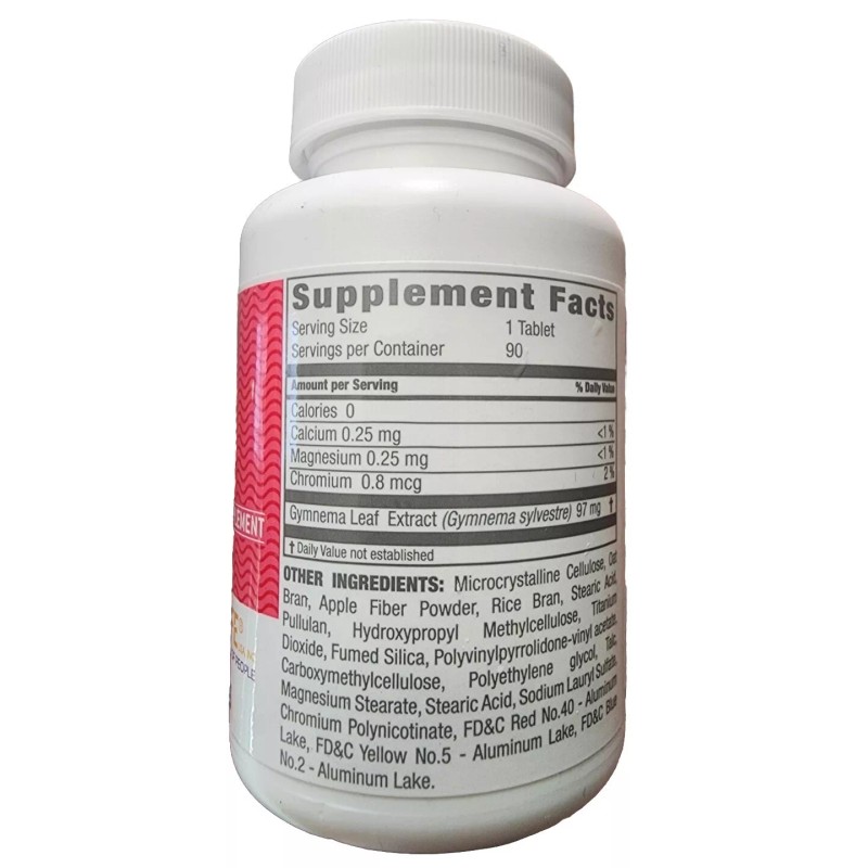 Herbal Supplement Via Dulce Bottle with 90 tablets~ Control Azucar