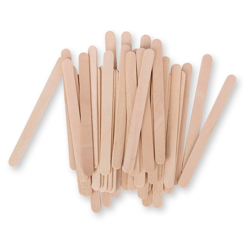 Darice 1000 Pcs Popsicle Stick, 4.5" Natural Wood Craft Sticks