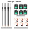 YELUFT 6 Pack DS18B20 Temperature Sensor High-Accuracy Stainless Steel Temperature