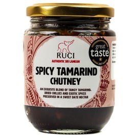 RUCI - Taste of Sri Lanka -Best Spicy Tamarind Chutney. Great Taste Winner - Ready to eat and Perfect with Traditional Sri Lankan Food!