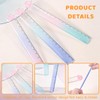 VURYAPI Pack of 3 Plastic Ruler, 15 cm Ruler Measuring