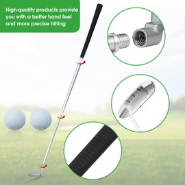 Golf Putter - Golf Putters Right Handed for Beginner Youth, Mini Golf Clubs Set - 33" Right-Hand putters with 2 Standard Double Layer Construction Golf Balls