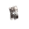 binifiMux 10-Pack M8 x 20mm Hexagon Screws Hex Bolts with