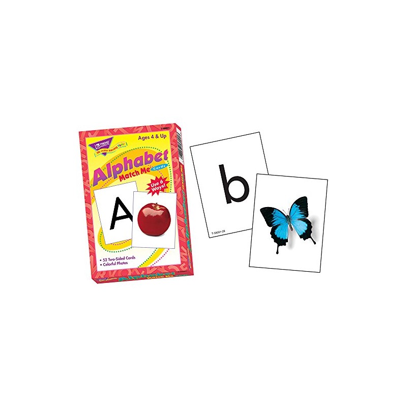 Trend Enterprises, Inc. Alphabet Match Me Tarjetas