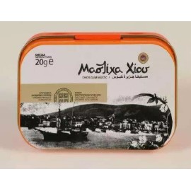 Mastiha Growers Association of Chios Chios Mastiha / Mastic Gum, Medium Tears 20g. / 0.7oz,  in food grade metal tin.