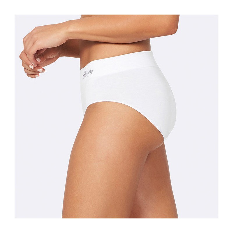 Boody Midi Brief, Light Grey Marl / M