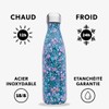Qwetch Giverny Glycine Thermos Flask, 500 ml, Stainless Steel, 24