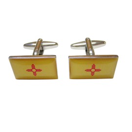 Kiola Designs New Mexico State Flag Cufflinks