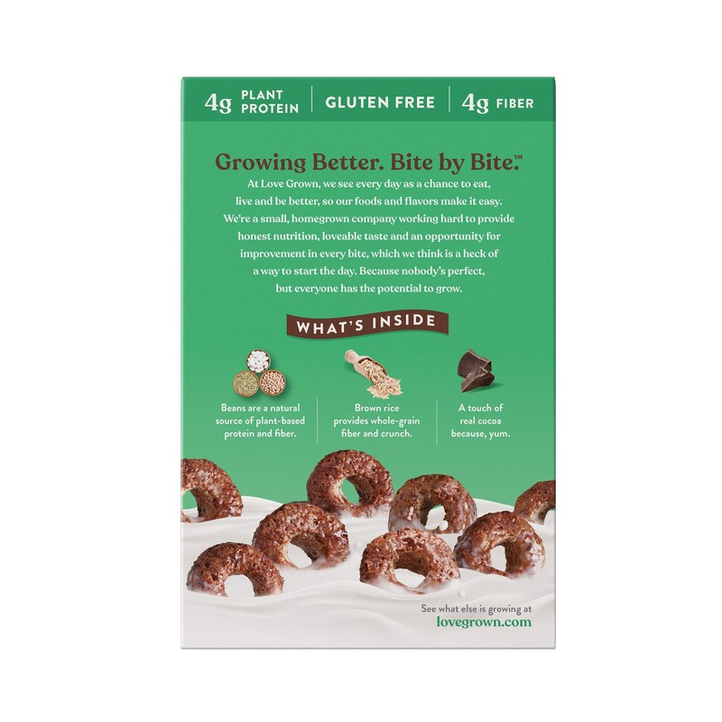 Love Grown Chocolate Power O's, 10 oz. Box