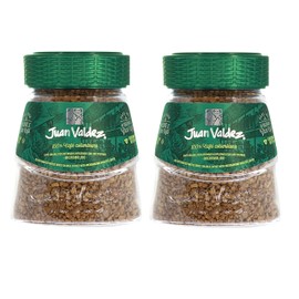 Juan Valdez- Pack de 2, Café Soluble Descafeinado, Liofilizado de Colombia, 95g c/u