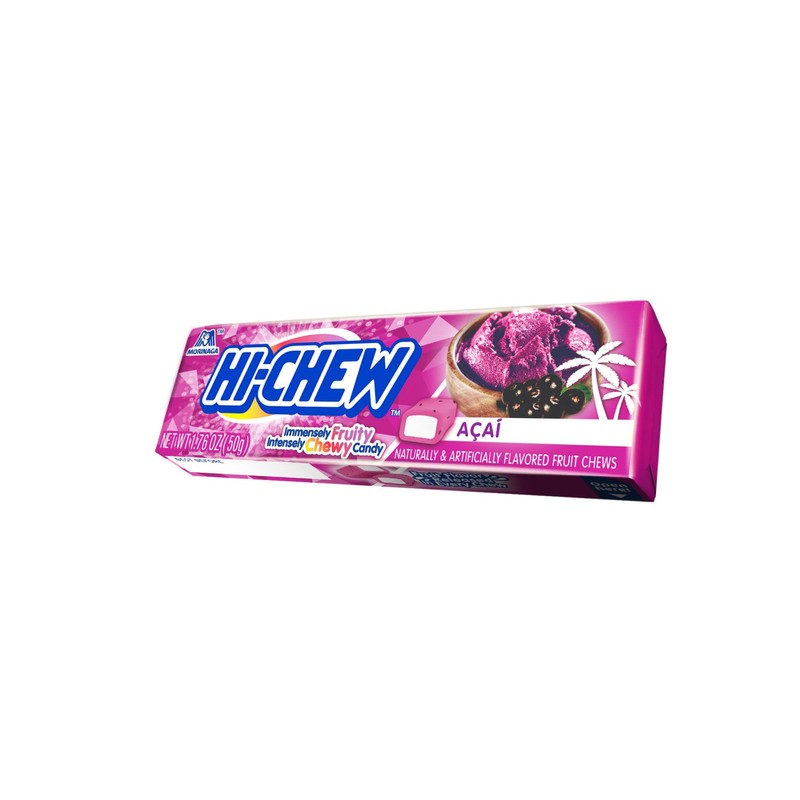 HI-CHEW Acai Sticks, 15-Pack, Unique Fun Soft & Chewy Taffy