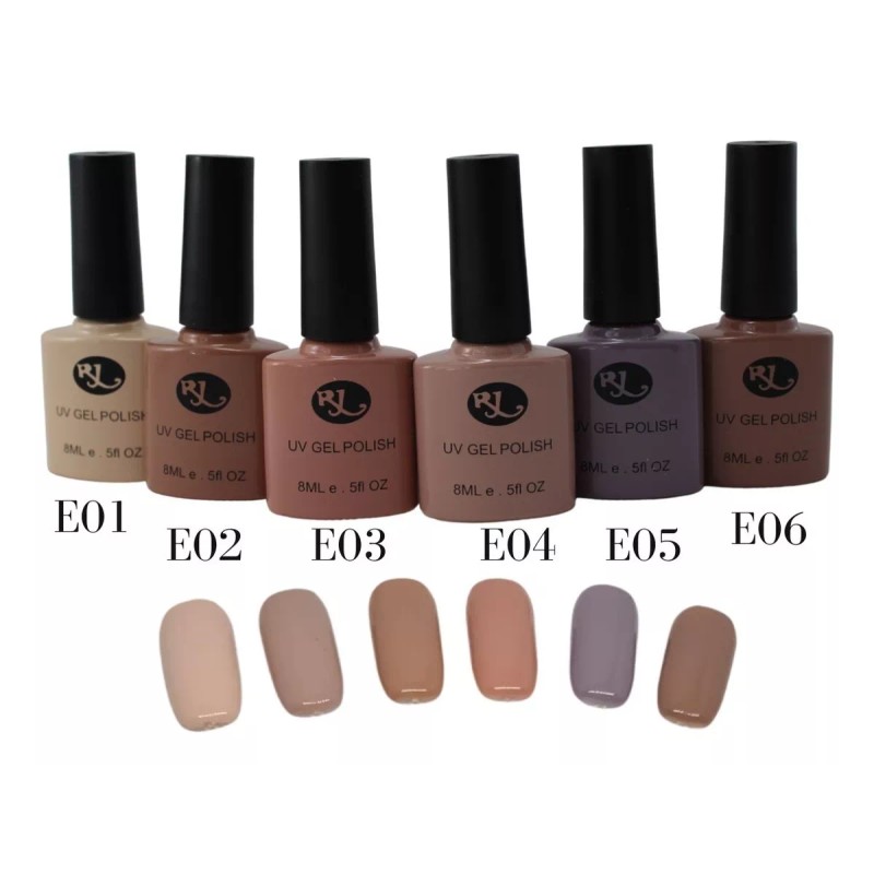 Rj Gel Semipermanente De 3 Pasos Gama De 1pz Letra