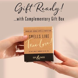 Engagement Gifts for Couples: 'Engaged 2025' Candle with Peony & Rose Bouquet | 50-Hour Burn | Made in USA