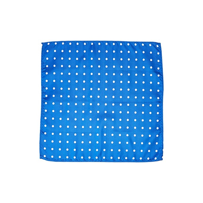 Stacy Adams Men's Satin Dot Tie Set, Royal, One Size