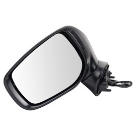 TRQ Left Mirror without Heat Drivers Side Compatible with 2017-2019 Subaru Impreza SU1320153 SU1320154