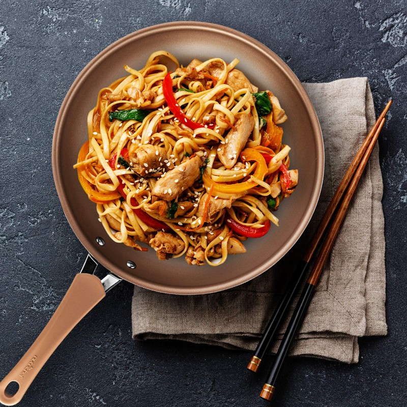 NutriChef 10'' Durable Medium Fry Pan-Non-Stick High-Qualified Cookware, Induction PTFE/PFOA/PFOS-Free