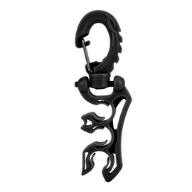 VGEBY1 Diving Hose Holder, Scuba BC Hose Clip Hook Diving Regulator Hose Keeper for Underwater Diving Snorkeling(Black)