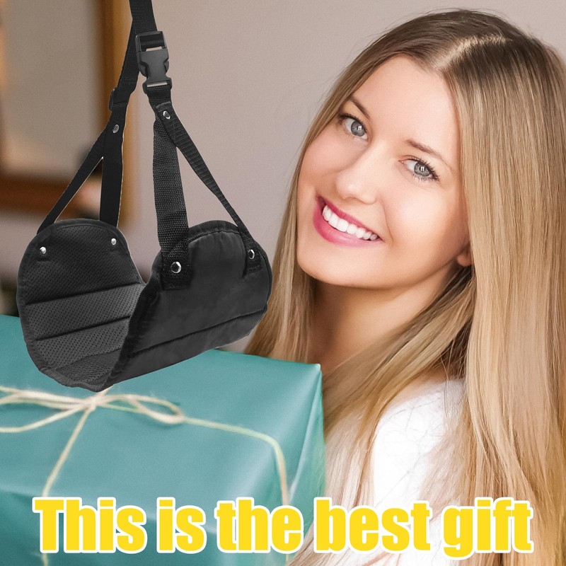 Aeroplane Footrest Hammock - Adjustable Travel Foot Hammock for Flight,