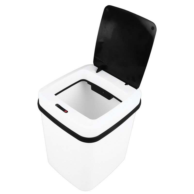 Smart Trash Can Large Capacity LED Light Automatic Motion Sensor