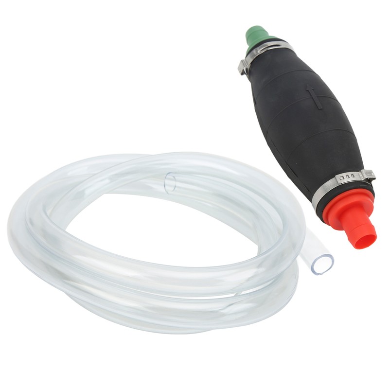 16mm/0.63in Siphon Hand Pump with 2m/6.6ft Hose Gasoline Fuel Water