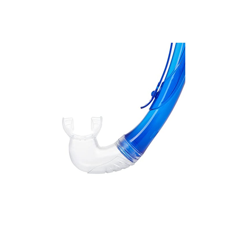 Zoggs Unisex-Youth Combo Reef Explorer Snorkel and Mask Set, Blue/White/Clear,