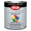 1 qt Krylon K05644007 Pewter Grey COLORmaxx Paint & Primer,