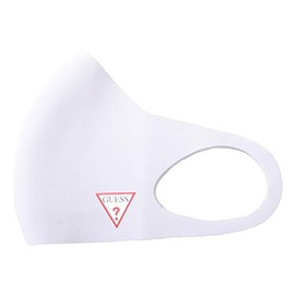 GUESS MK2A7725RT Guess Mask, Washable, Polyurethane Mask, Urethane Mask, Black, Washable Mask, 3D Type, Colds, Pollen, Dust, Antibacterial, Deodorizing, Quick Drying, UV Protection, Set of 2, white