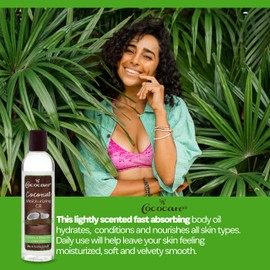 Cococare Coconut Moisturizing Oil 8.5 Fl Oz. - Formulated with Natural Coconut Oil - 2 Pack