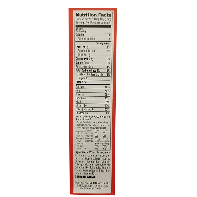 Malt-O Meal Original Fortified Hot Wheat Cereal (Pack of 2)