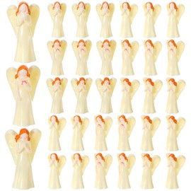 GGSTDDUP 30 Pcs Mini Guardian Angel Figurines Small Tiny Resin Angel Statue