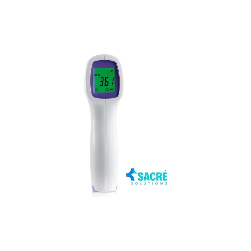 Termómetro Infrarrojo Digital Temperatura Medico Corporal Blanco Sacre Solutions