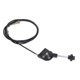Excavator Manual Throttle Cable, 3.5 Meter Hand Throttle Control Kit with Stainless Steel Joint, PU Tube Flexible Motor Control Cable for Heavy Equipment