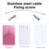Pack of 6 Luggage Straps with Address Label + 3
