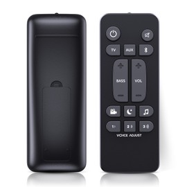 Universal Soundbar Remote Control Replacement for Polk Audio Signa S1, S2, S3, S4 Ultra-Slim Sound Bar, RE6214-1 RE62141