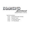 New Year Diamond Asst for 50 Party Accessory (1 count)