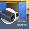 Sliding Barn Door Spacers, Matte Black Spacer, Pack of 2