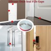 T Shape Door Seal Strip for Door & Windows Gaps，Draft