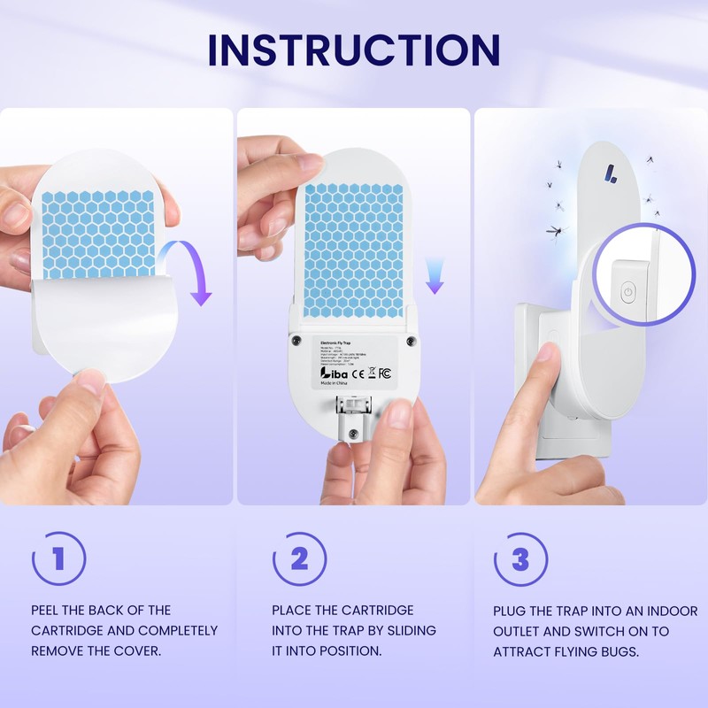 LiBa Bug Zapper Replacement Bulb Light Tube 10W for 20W